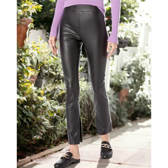 NWT - Blank NYC Leather Leggings with Slit Size: 30 - Picture 1 of 4